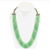 Tsavorite 7 Line Necklace