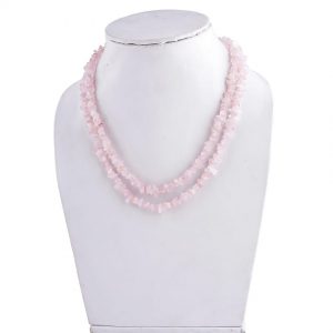 Line Uncut Rose Quartz